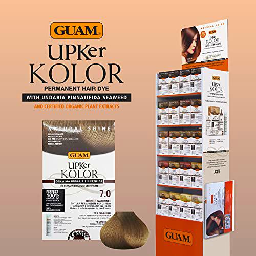 Guam Upker Kolor Natural Permanente Pelo Teñir, 7.0 Natural Rubio