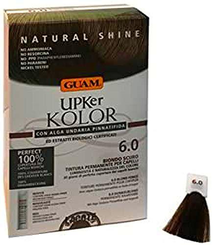 Guam Upker Kolor Natural Permanente Pelo Teñir, 6.0 Oscuro Rubio