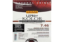 Guam Upker Kolor Natural Permanente Pelo Teñir, 7.46 Rojo Cobre Rubio