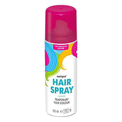 Unique Party 9056 Spray de Cabello Rosa Neón 133 ml