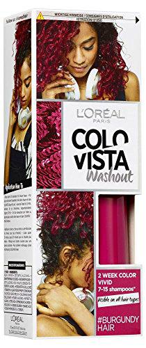 L'Oréal Paris Colovista 2-Week Washout #BURGUNDYHair