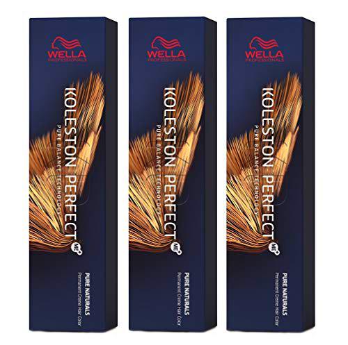 Wella Koleston Perfect Me+ KP Pure Naturals 7/07 - Pack de 3 unidades