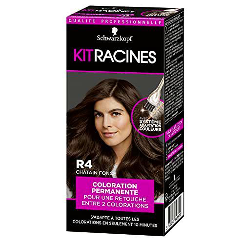 Schwarzkopf soyance - Kit raíces - Castaño oscuro