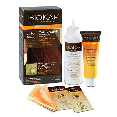 Biokap Tinte Venetian Red Dye 140 ml; rojo Veneciano 6.46 140 ml