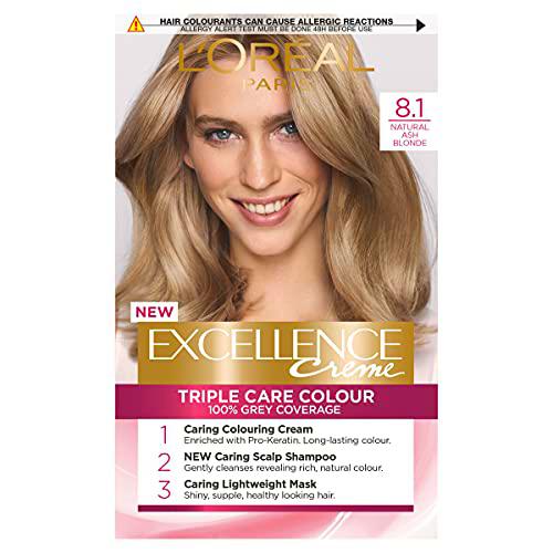 L'Oreal Excellence Creme Natural Ceniza Rubio 8.1