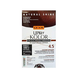 Guam Upker Kolor Natural Permanente Pelo Teñir, 4.5 Caoba Marrón