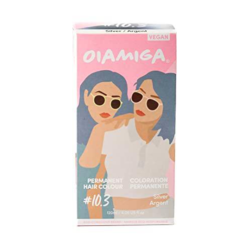 Oiamiga Silver Permanent Hair Colour with Natural Ingredients 120ml