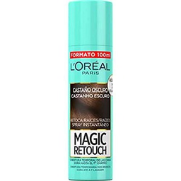 L'Oréal Paris Magic Retouch Spray Retoca Raíces, castaño oscuro, 100 ml