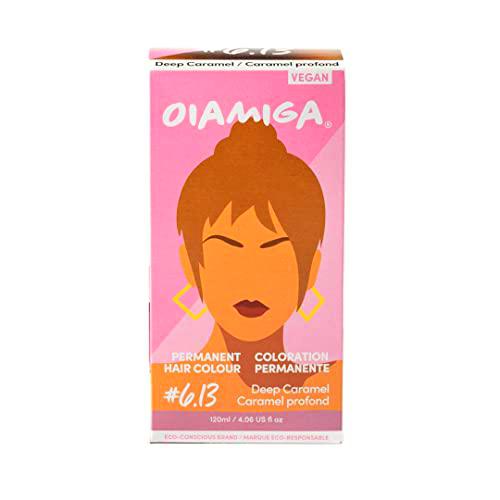 Oiamiga Deep Caramel Permanent Hair Colour with Natural Ingredients 120ml