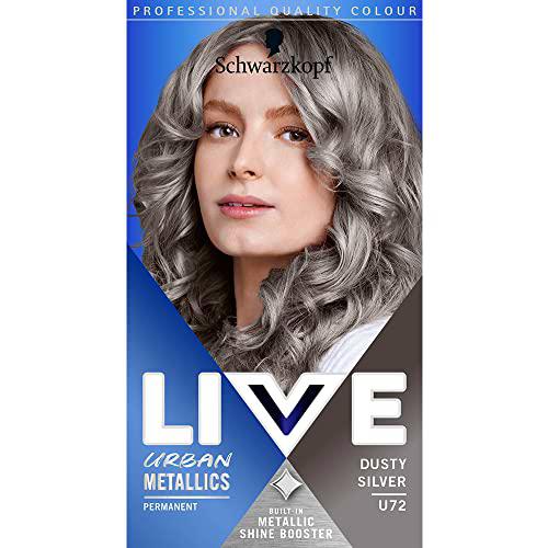 Schwarzkopf Live U72 Dusty Silver - Pack de 1 unidad