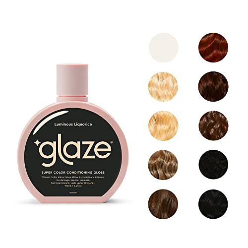 Glaze Super Colour Conditioning Gloss 190ml (2-3 Hair Treatments) Award Winning Hair Gloss Treatment &amp; Semi-Permanent Hair Dye