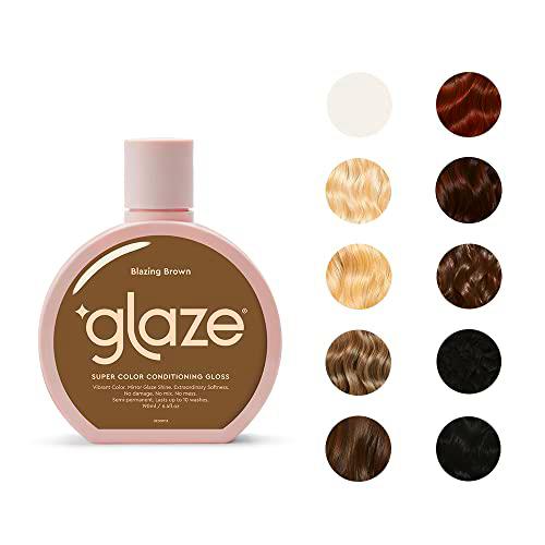 Glaze Super Colour Conditioning Gloss 190ml (2-3 Hair Treatments) Award Winning Hair Gloss Treatment &amp; Semi-Permanent Hair Dye