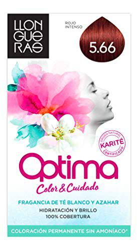 LLONGUERAS OPTIMA tinte Rojo Oscuro Intenso Nº 5,66 caja 1 ud