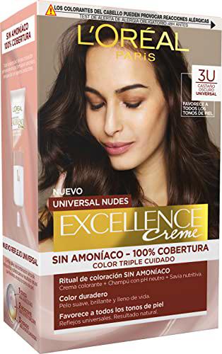 L'Oreal Paris Excellence Universal Nudes Castaño Oscuro 3U 550