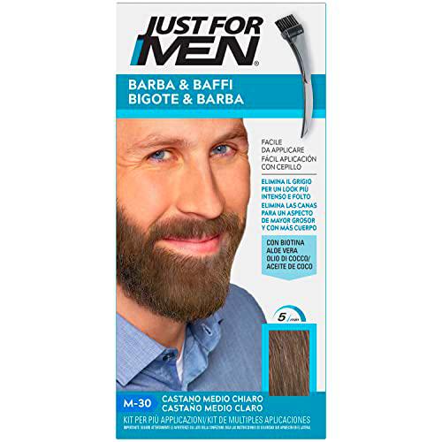 Just For Men Tinte Bigote Y Barba Castaño Claro Medio