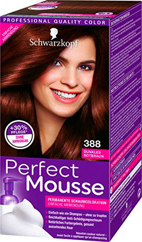 Perfect Mousse Tinte permanente 650, 3 unidades, (3 x 93 ml)