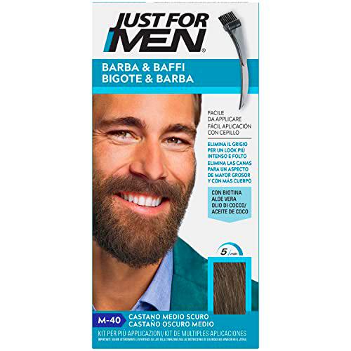 Just For Men Tinte Bigote Y Barba Castaño Oscuro Medio