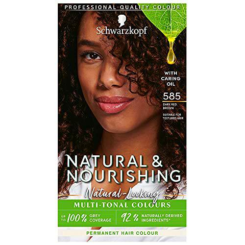 Schwarzkopf Natural &amp; Nutritivo 585 Tinte para el cabello marrón permanente