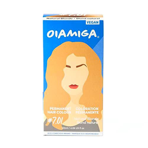 Oiamiga Natural Blonde Permanent Hair Colour with Natural Ingredients 120ml