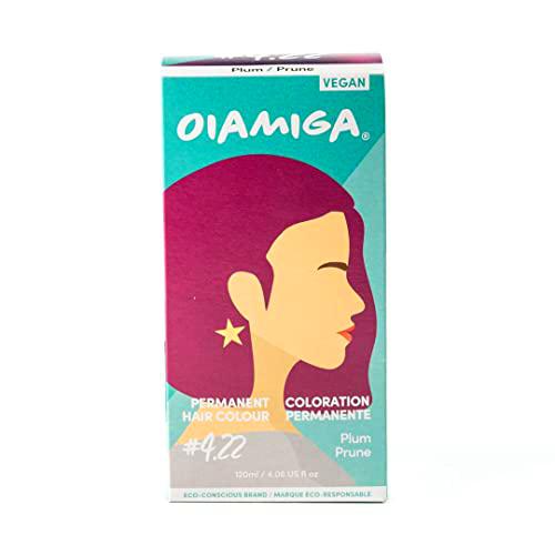 Oiamiga Plum Permanent Hair Colour with Natural Ingredients 120ml